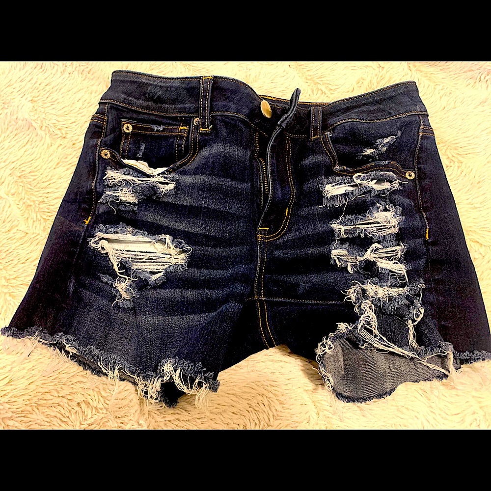American Eagle high rise, destroyed front & back!